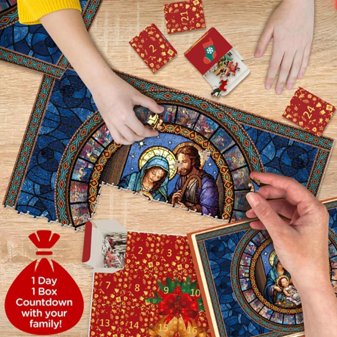Advent Calendar with Christmas Puzzle