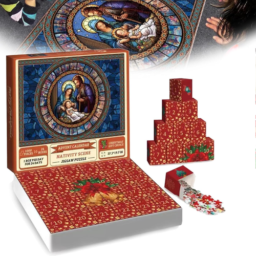 Advent Calendar with Christmas Puzzle